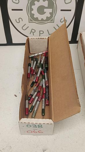 Used Lot of 37 Regal Go No Go Gages .038-.1257 GH506