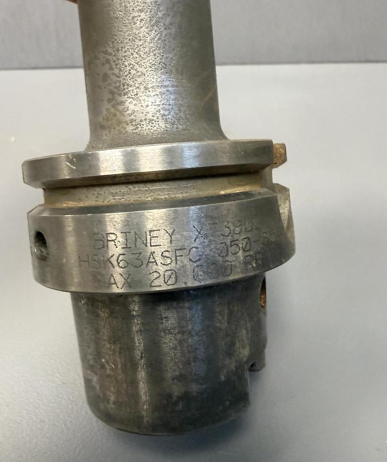 Used Briney HSK63ASFC-050-354 Shrink Fit Tool Holder GHA-GS35