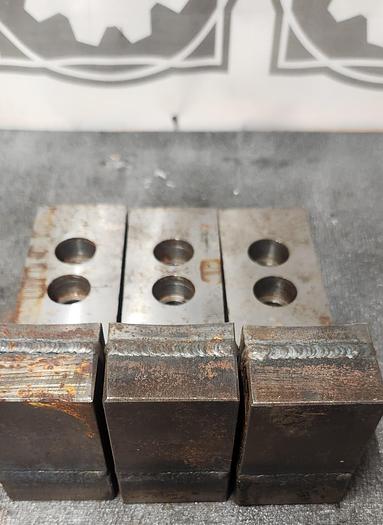 Used ALUMINUM SERRATED SOFT JAWS (set of 3)- GHA-30