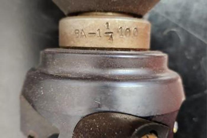 Used Parlec C50-12EM4 Tool Holder with BA-1 1/4 100 Face Mill - Used - GHA-151-OBO