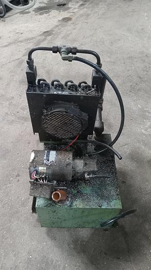 Used Hydraulic Unit W/ Nippon 3 Phase Motor & Tokimec Fan Cooler GH0-0