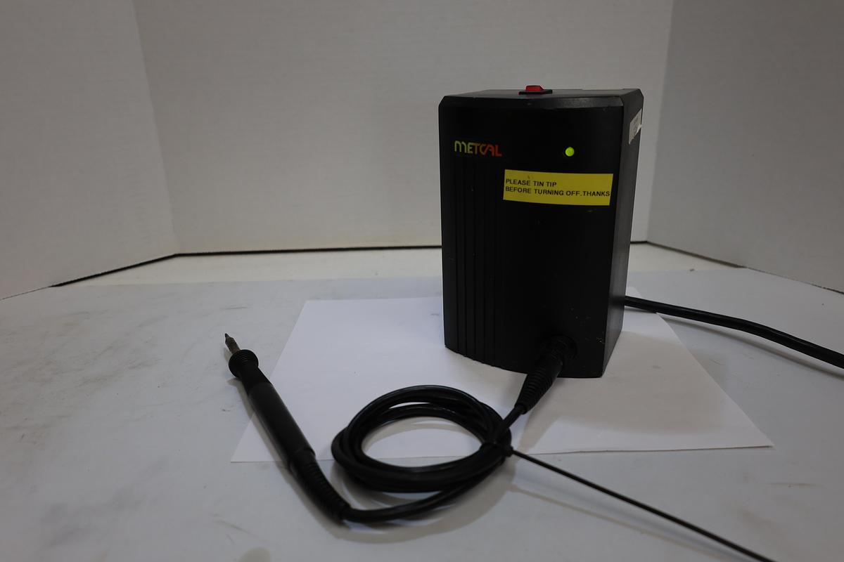 Used Metcal SP-PW1-10 Soldering System w/ Handpiece Tested Working 115V