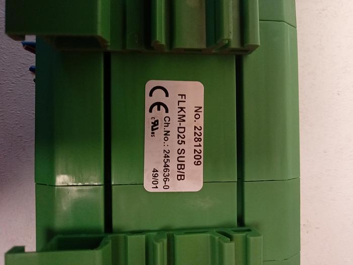Used Phoenix Contact 2281209 Interface Module FLKM-D25 SUB/B GH118