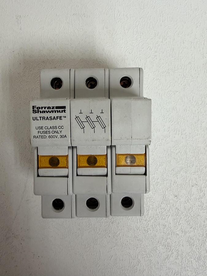 Used Ferraz Shawmut USCC31 Fuse Holder 
