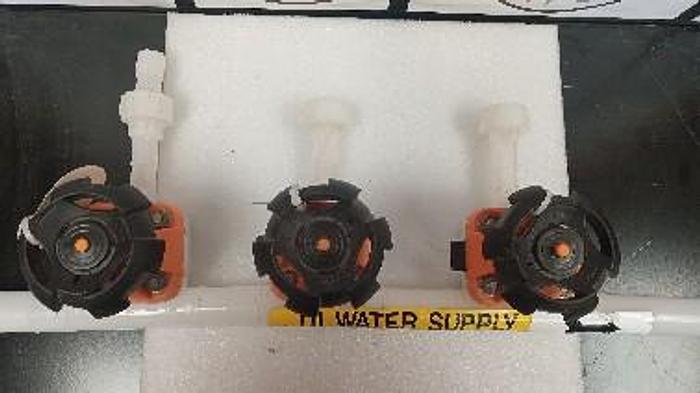 Used Georg Fischer manual 3-way diaphragm valve - 3 system set-up