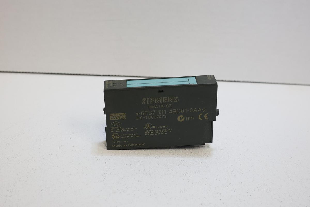 Used Siemens 6ES7 131-4BD01-0AA0 – SIMATIC ET 200S Digital Input Module 24V DC GHA-160