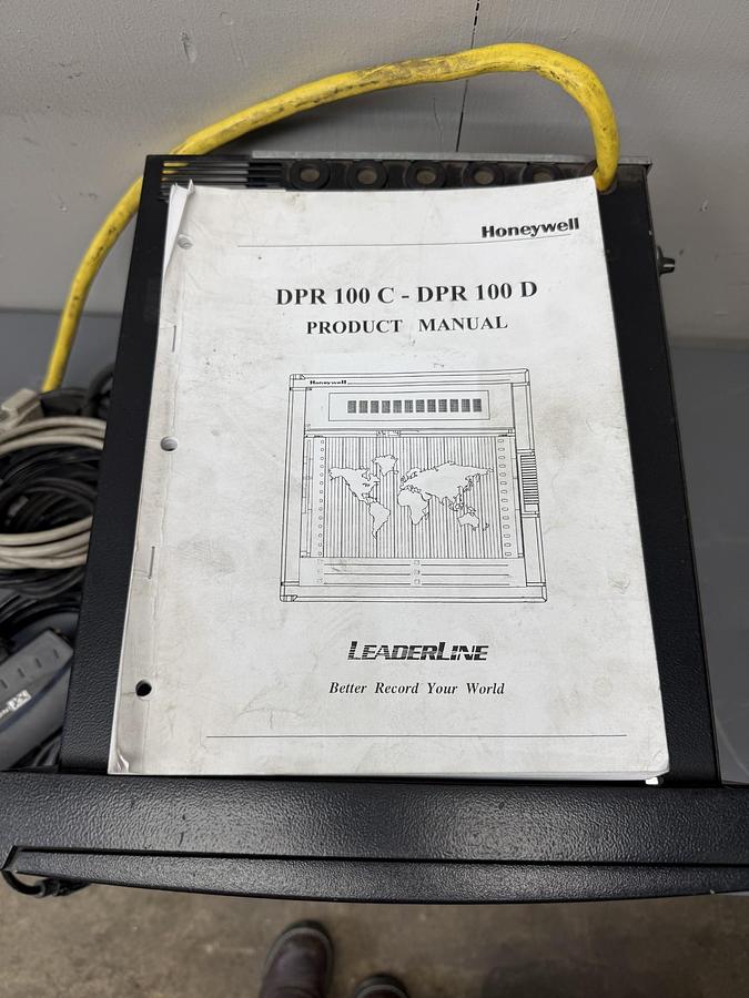 Used Honeywell DPR 100C-DPR 100D Chart Recorder GHA-8 