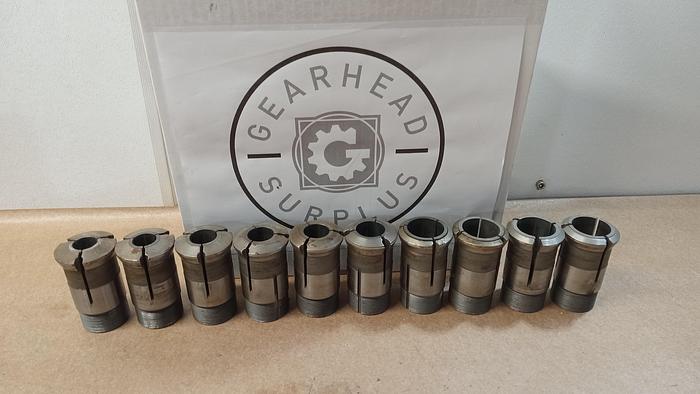 Used Lot of 10 S&M TD32 Collets GH504