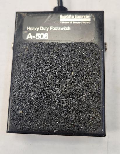 Used GageTalker A-506 GagePort Foot Switch, Heavy Duty- GHA-63