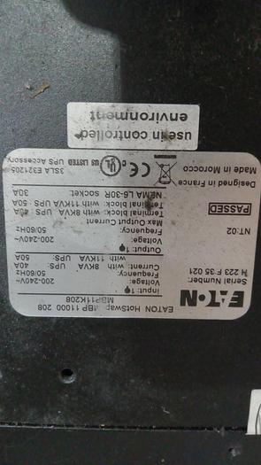 Used Eaton 9PX8KPM UPS 7.2 kW W/ MBP11K208 HotSwap GH505