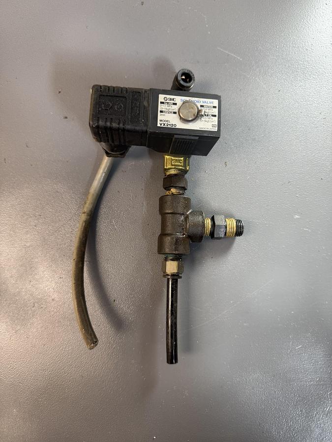 Used SMC, VX2120, Pneumatic Solenoid Valve GHB-40