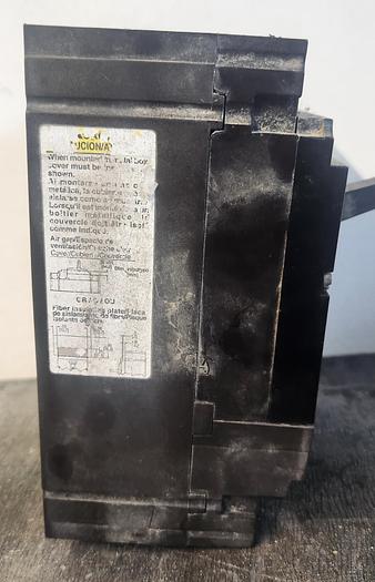 Used Square D HDL36100 3 Pole 100 Amp 600 V PowerPact Circuit Breaker - GHB-74