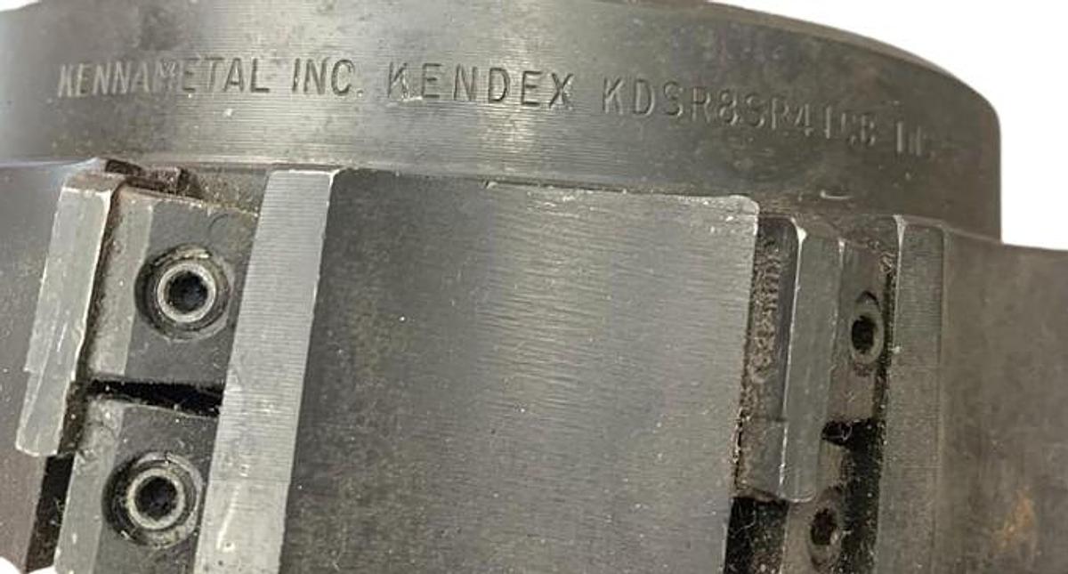 Used Kennametal KDSR8SP41CB Double Positive Face Mill 1000 Max RPM Milling Cutter