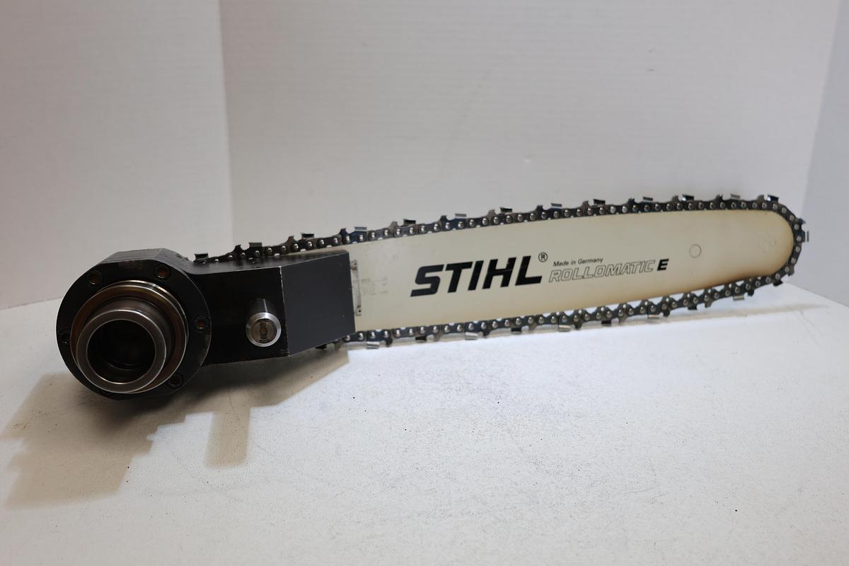 Used UNITEAM 19" Stihl Rollomatic E Chainsaw Bar Attachment Sharp Chain Used