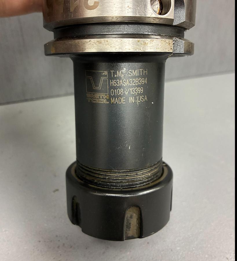 Used COMMAND H63ASA32B394 COLLET CHUCK TOOL HOLDER HSK GHC-6