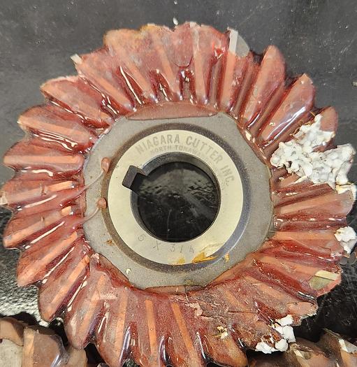 Used Lot of 3 - Used - 4" Diam. Milling Cutter - Staggered & Straight - GHB-46