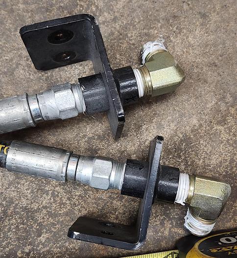 Used Parker Hyd Hose - 451TC-8, 3000 PSI, 1/2x1 with Fittings 