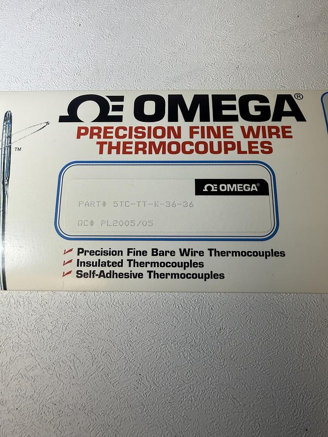 OMEGA 5TC-TT-K-36-36 Type K Thermocouple – 36" Leads 4 Pack GHA-73