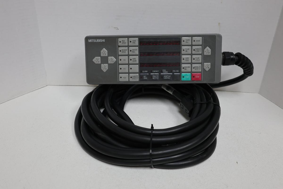 Used Mitsubishi Wire EDM Model DWC110SA Hand Pendant Control Unit - GHB-45