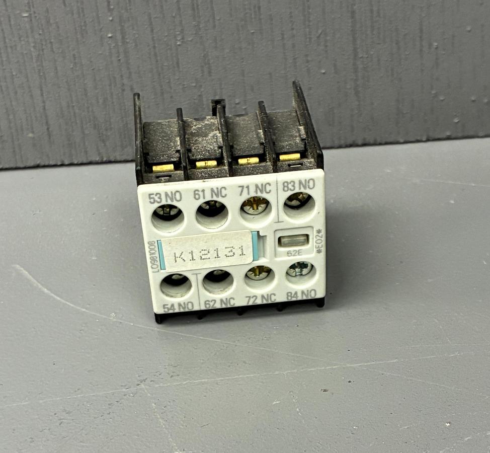 Used Siemens 3RH1911‑1GA22 Auxiliary Contact Block GHC-35