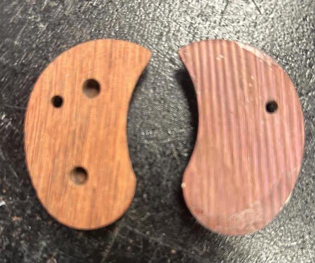 Used Cobra Arms Custom Grips Rosewood - Beveled Edge - GHC-11