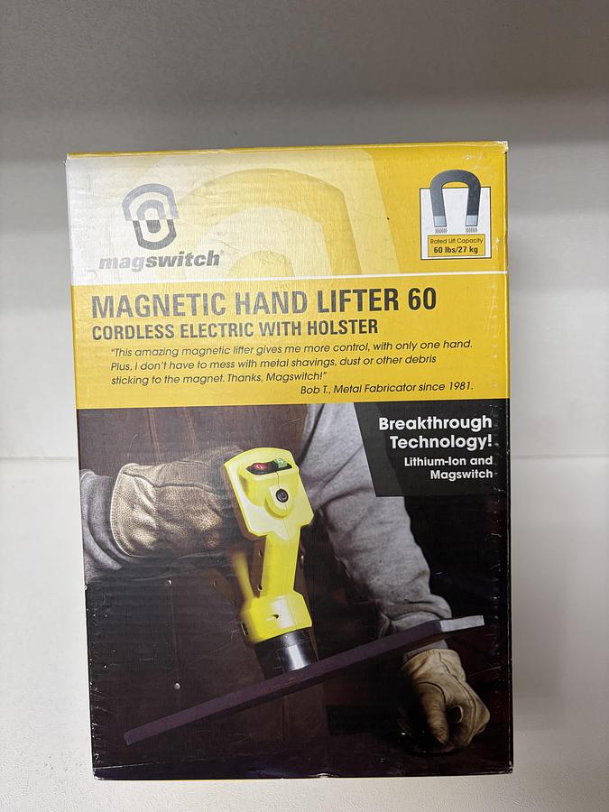Magswitch Magnetic Hand Lifter, Cordless Electric 60lb GHC-43