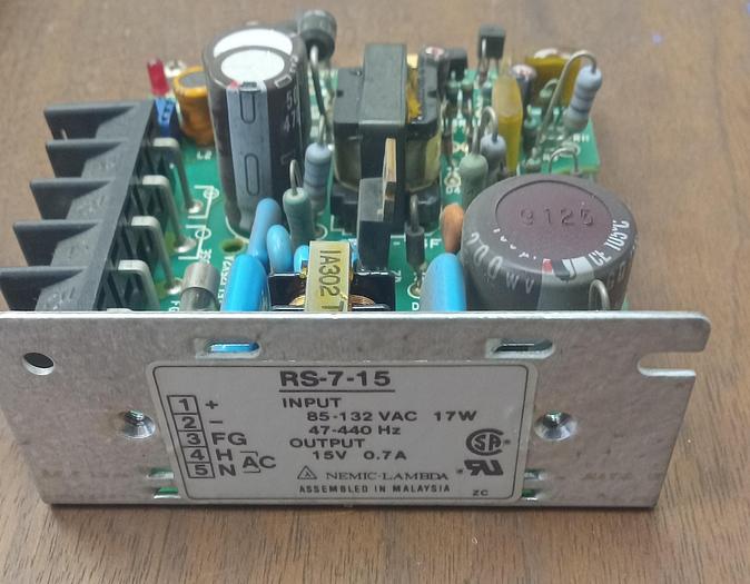 Used Nemic-Lambda RS-7-15 Power Supply - GHB-45
