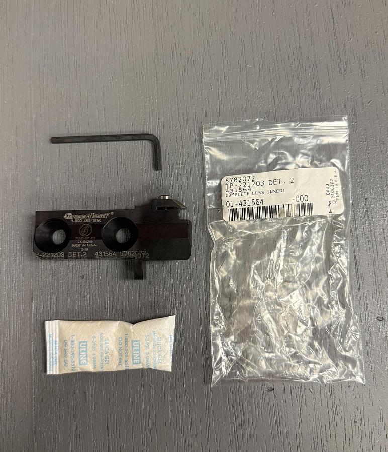 Used Greenleaf TP 221203 DET. 2 Carbide Inserts GHC-18