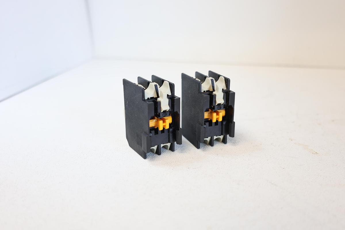 Used (Lot of 2) Telemecanique LA1 DN11 Auxiliary Contact Block – Genuine Schneider Electric GHA-99