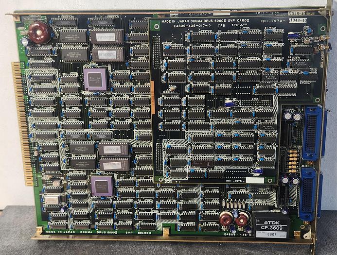 Used Okuma Opus E4089-436-016D SVP Board & E4809-436-017D SVP Card - GHB-74