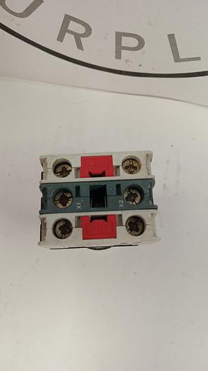 Used Red Push Button W/ BACO 23E01 Contact Blocks GHB3