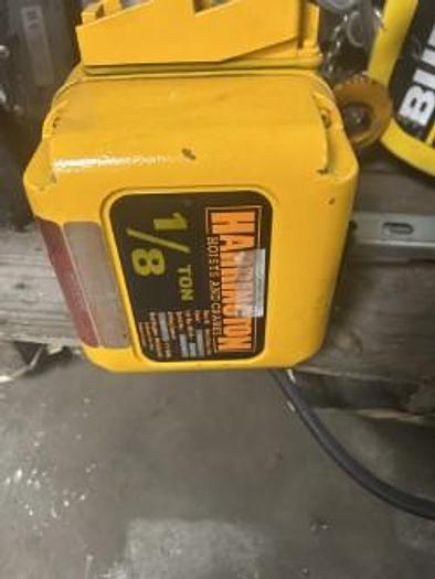 Used Harrington 1/8 Ton Chain Hoist