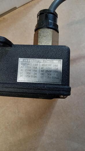 Used Nagano Keiki Co. Type CQ20 Pressure Switch 1000PSI GH503
