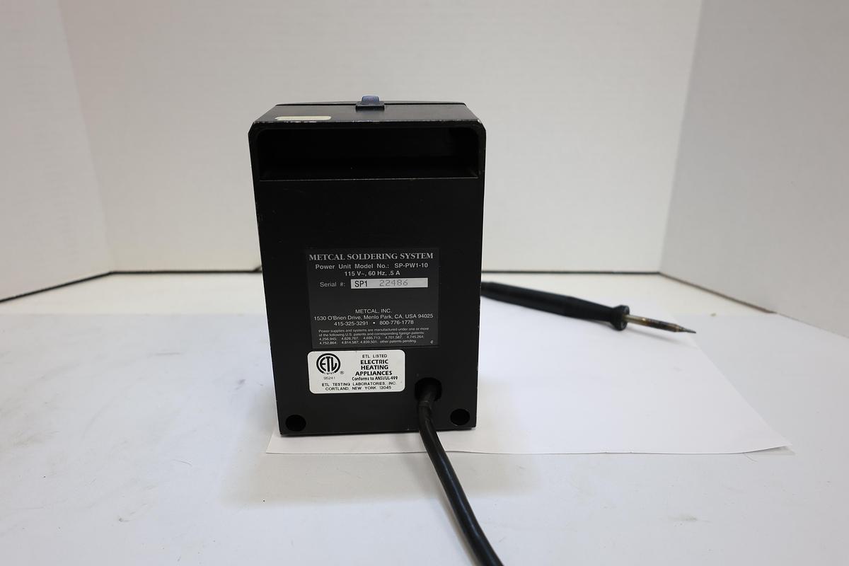 Used Metcal SP-PW1-10 Soldering System w/ Handpiece Tested Working 115V