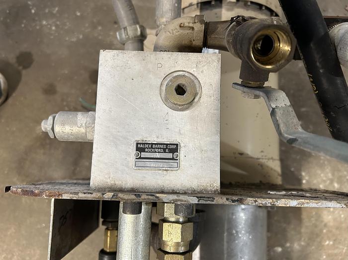 Used Emerson Vacuum Pump, Rotary Vane, Mdl 4349, 2 HP, 1720 RPM - GHB-47