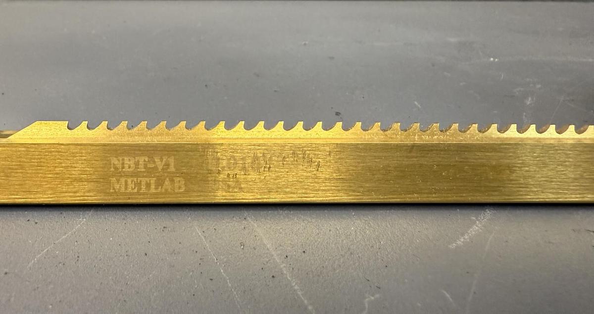 Used NBT-V1 0.010" METLAB BROACH GHA-SS6