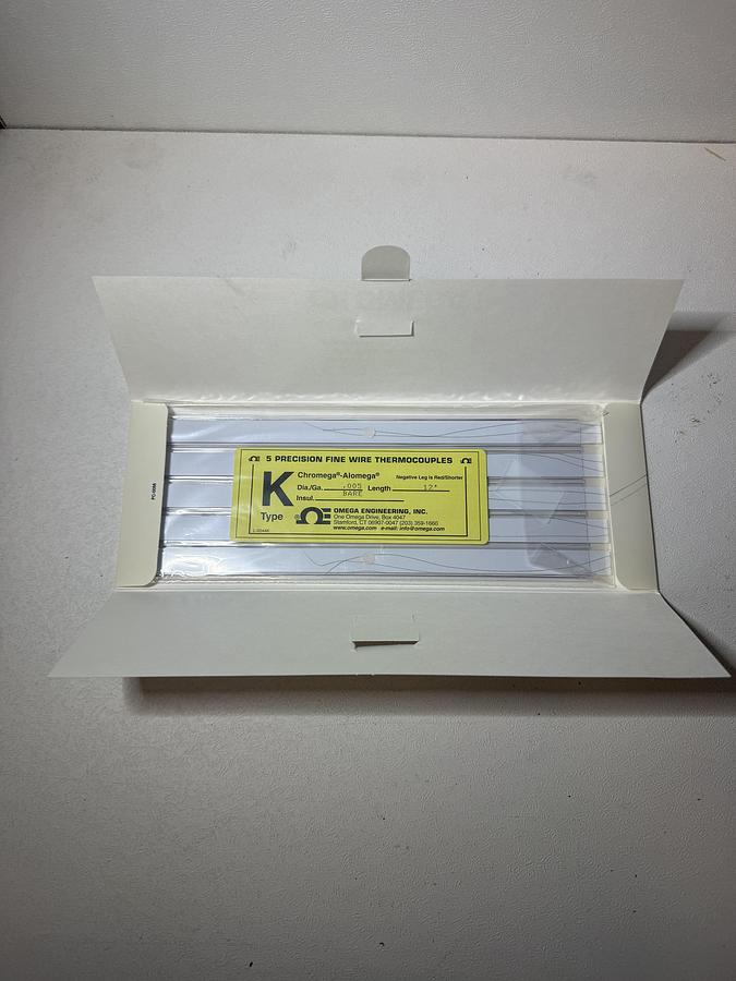 Used Omega Engineering CHAL-005 UNSHEATHED FINE GAGE T/C 5/PK , T/C Elements GHA-73