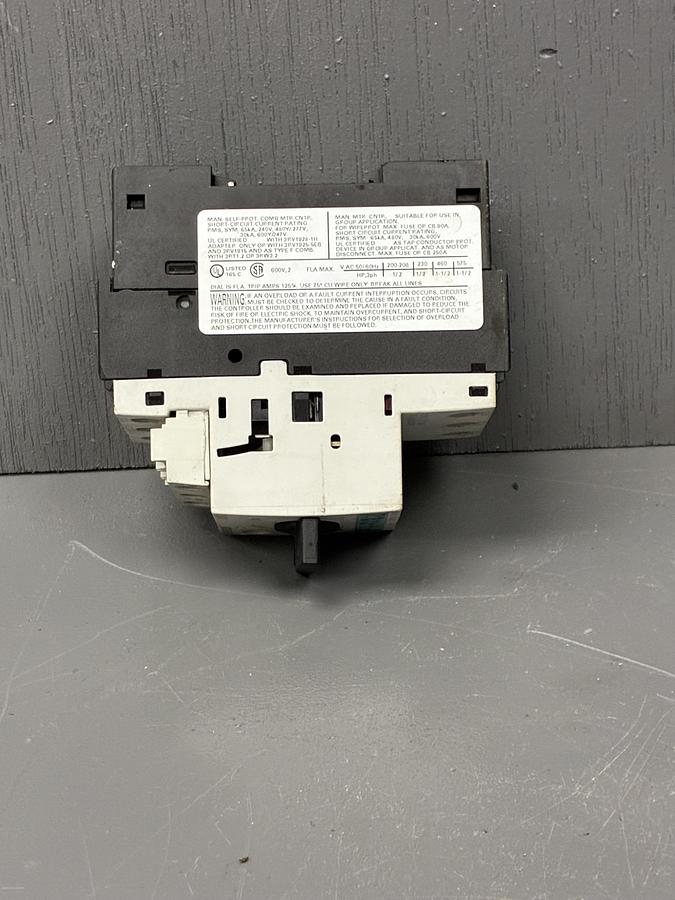 Used Siemens 3RV1021-1BA10 Motor Protection Circuit Breaker GHA-160