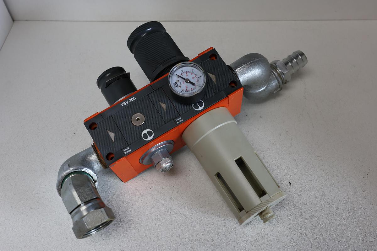 Used Metal work Pneumatic FR 300 20 Filter Regulator 0-12 bar GHA-189