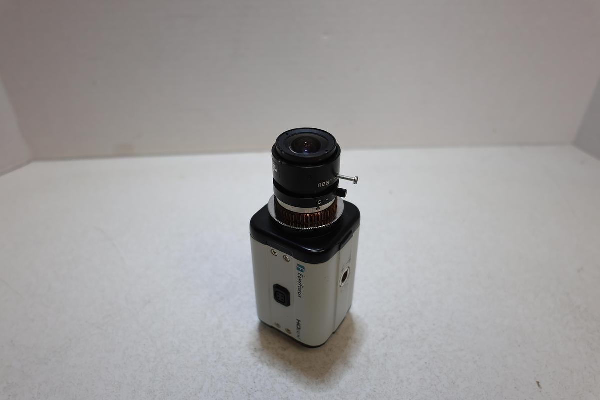 Used EverFocus EQH5102 HD CCTV Box Camera Sony 3.5mm F1.4 Lens 2.1MP 1080p