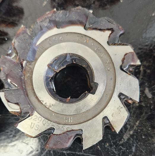 Used Lot of 9 - Assorted Sizes Used Concave Milling Cutters 2"-3-1/2" Diam - GHB-49