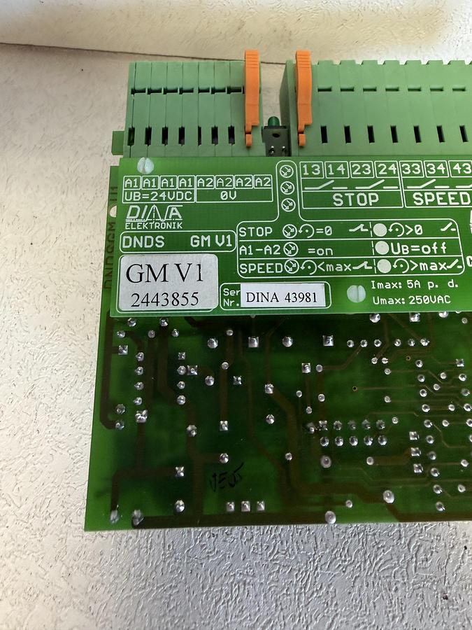 Used Dina Elektronik DNDSGM V1 Encoder Circuit Board GHA-22