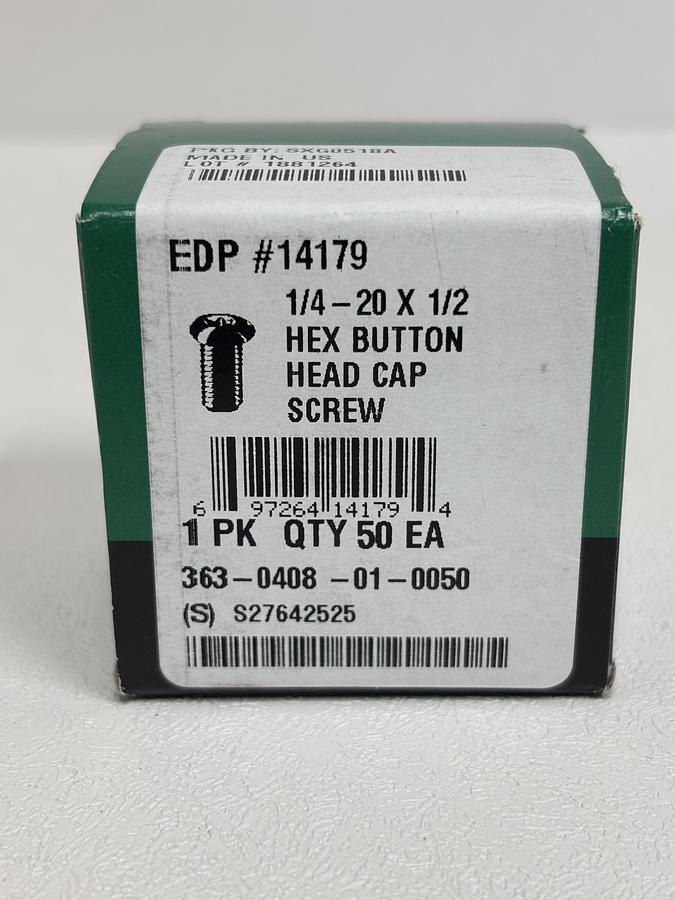 Used 50 PCS – Decorah 1/4-20 x 1/2 Torx Plus Button Head Cap Screws 353-0408-01-0050 GHA-151