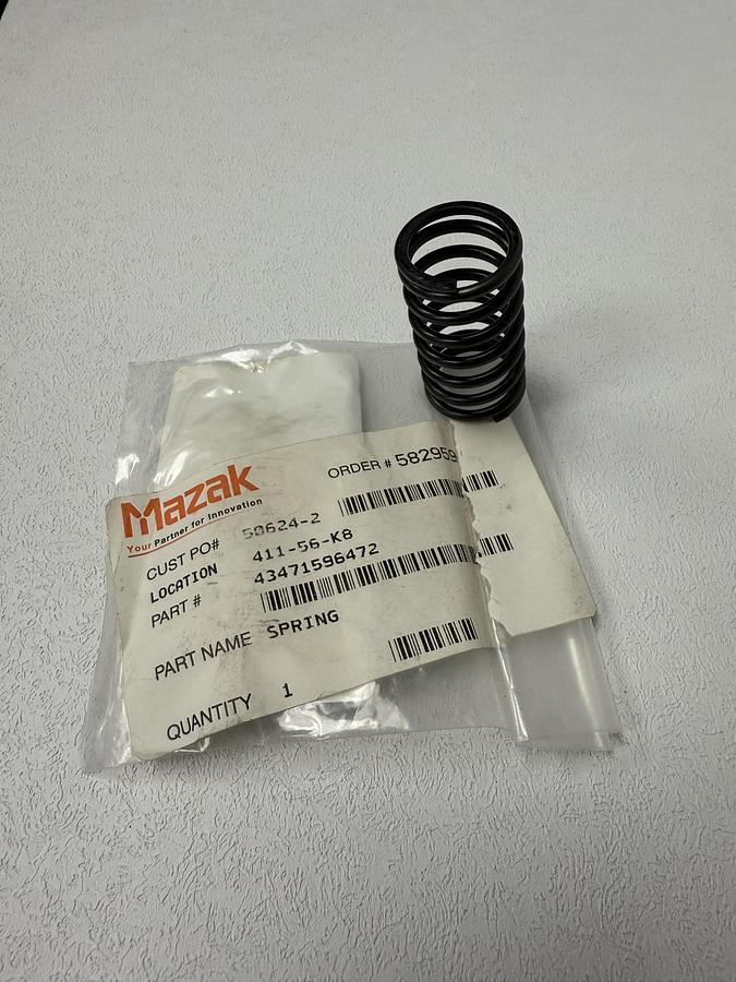 Used Mazak 43471596472 Spring GHC-29
