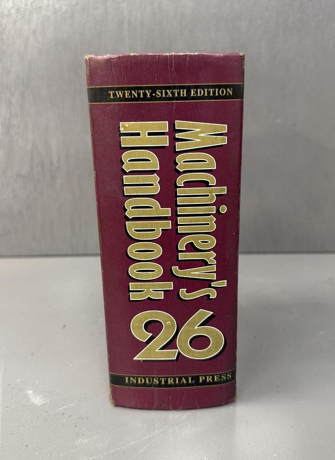 Used Machinery's Handbook Twenty-Sixth Edition GHA-SS6