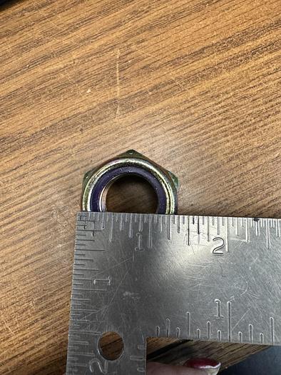 1"-8 Nylon Insert Lock Nuts Grade A (8) Steel Zinc GHGC-D18