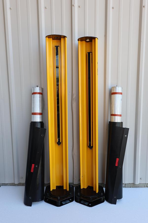 Used REER EOS4E/EOS4R 2B AH Safety System w/ PEI Retractable Curtains & Posts