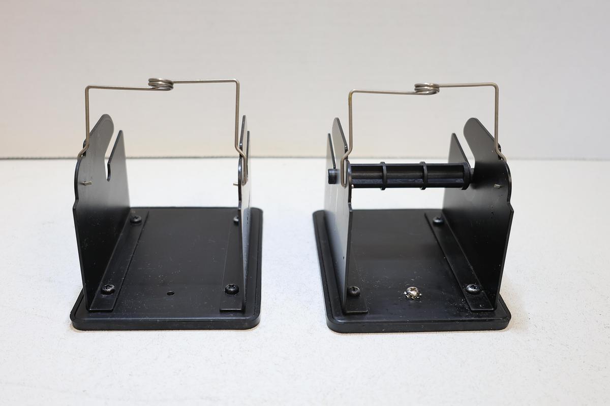 Used Lot of 2 Hakko 611-1 Soldering Iron Holders Stands Bench Mount