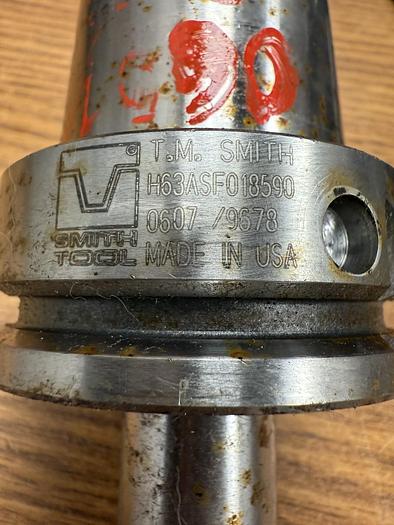 Used T.M. SMITH H63ASF018590 SHRINK FIT TOOL HOLDER GHA-GS48