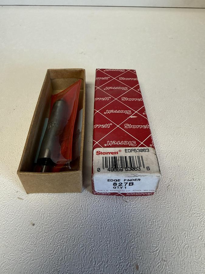 Used NEW IN SLEEVE Starrett No.827B Edge Finder